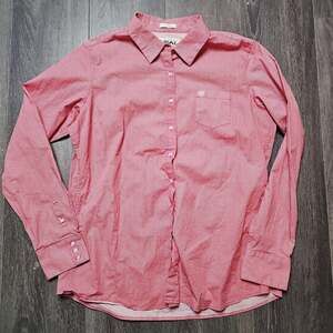 Ariat REAL Women’s XXL red herringbone Western Shirt Fitted Cowgirl Rodeo